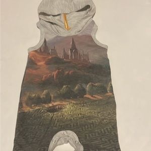 3/6 month Harry Potter sleeveless hooded romper